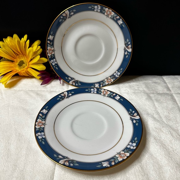 2 Vintage “Legendary” By Noritake PRESCOTT 3880 Saucer Plates 6” - Picture 4 of 10